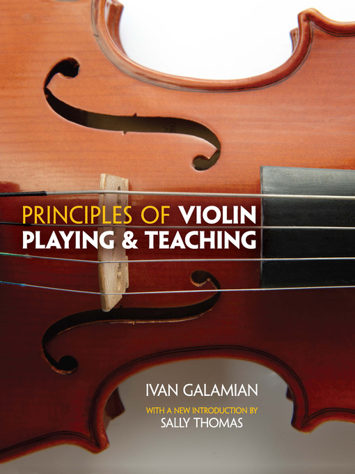 Cover image for Principles of Violin Playing and Teaching